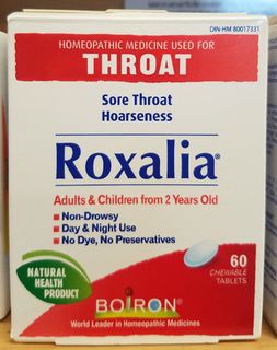 Homeopathic - Roxalia Throat (Boiron)